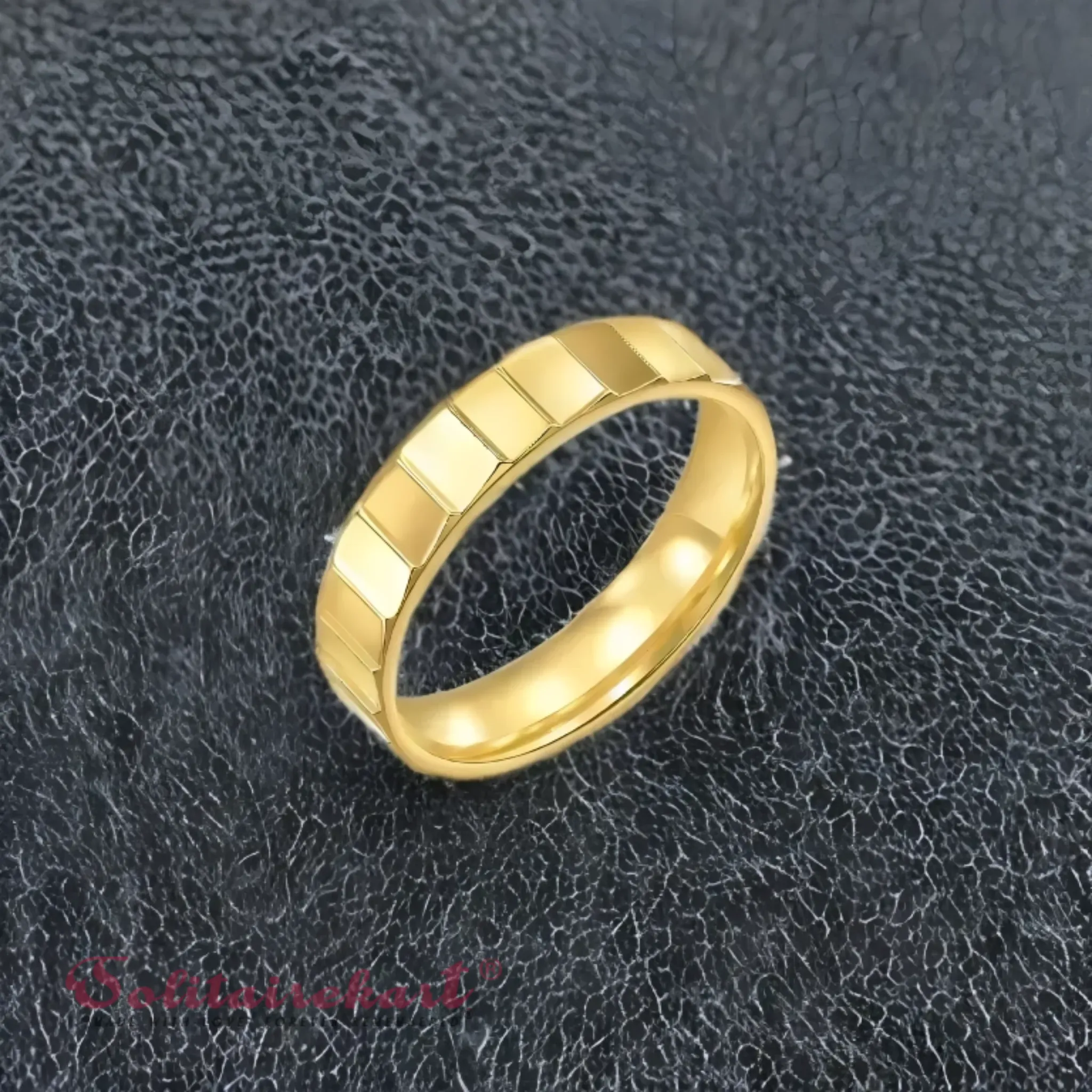 14K 5.17Grams Gold Couple Rings – Elegant Band Design